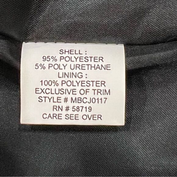 Notations Multicolor Boucle Tweed Faux Leather Trim Blazer Jacket Size Large - Picture 10 of 11